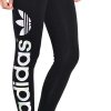 Legginsy Adidas damskie bawełniane czarne